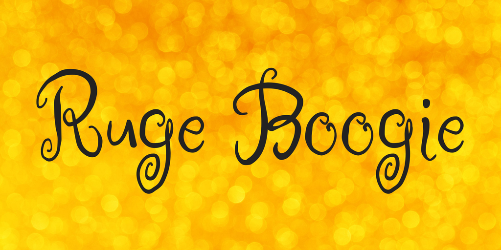 폰트 Ruge Boogie