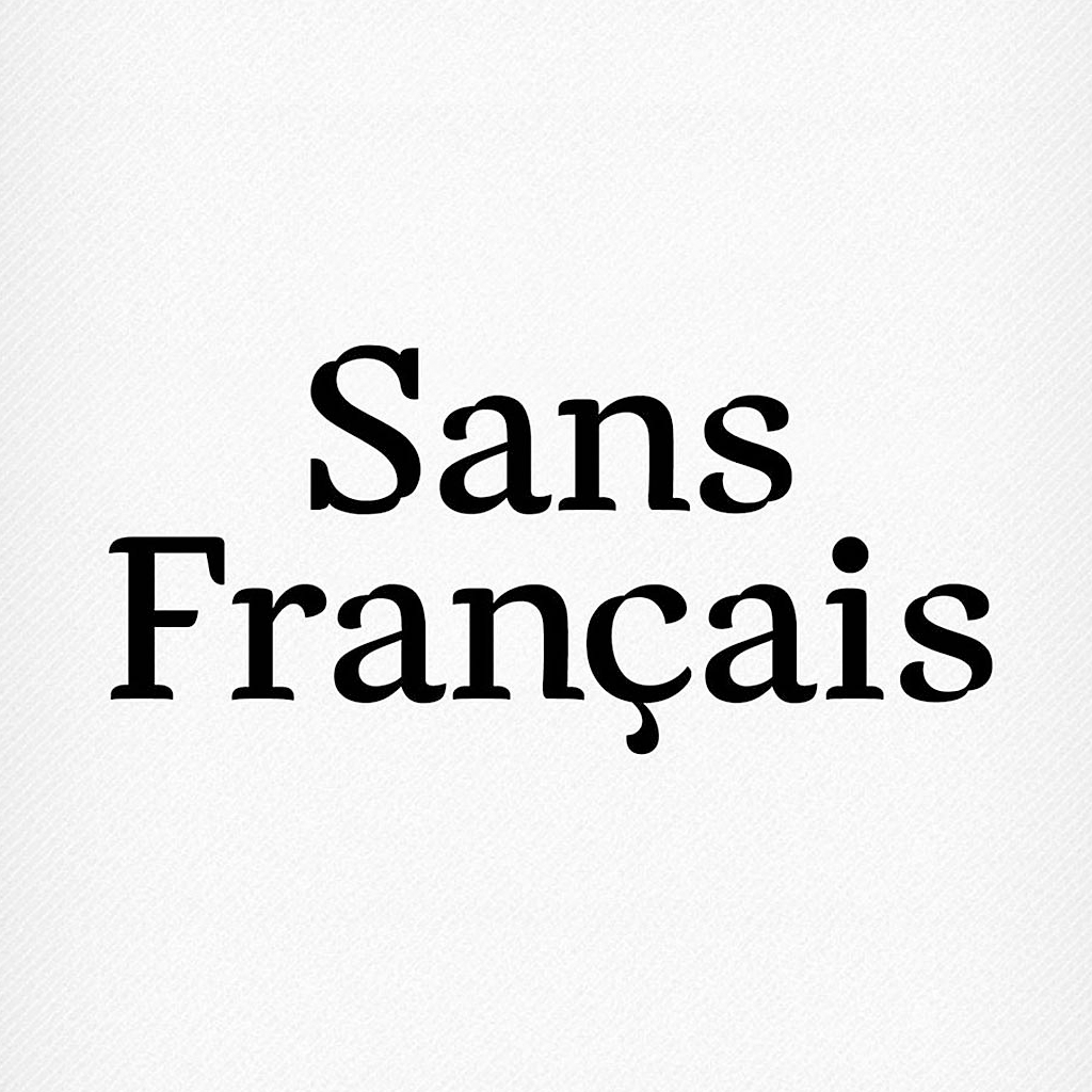 폰트 Sans Francais
