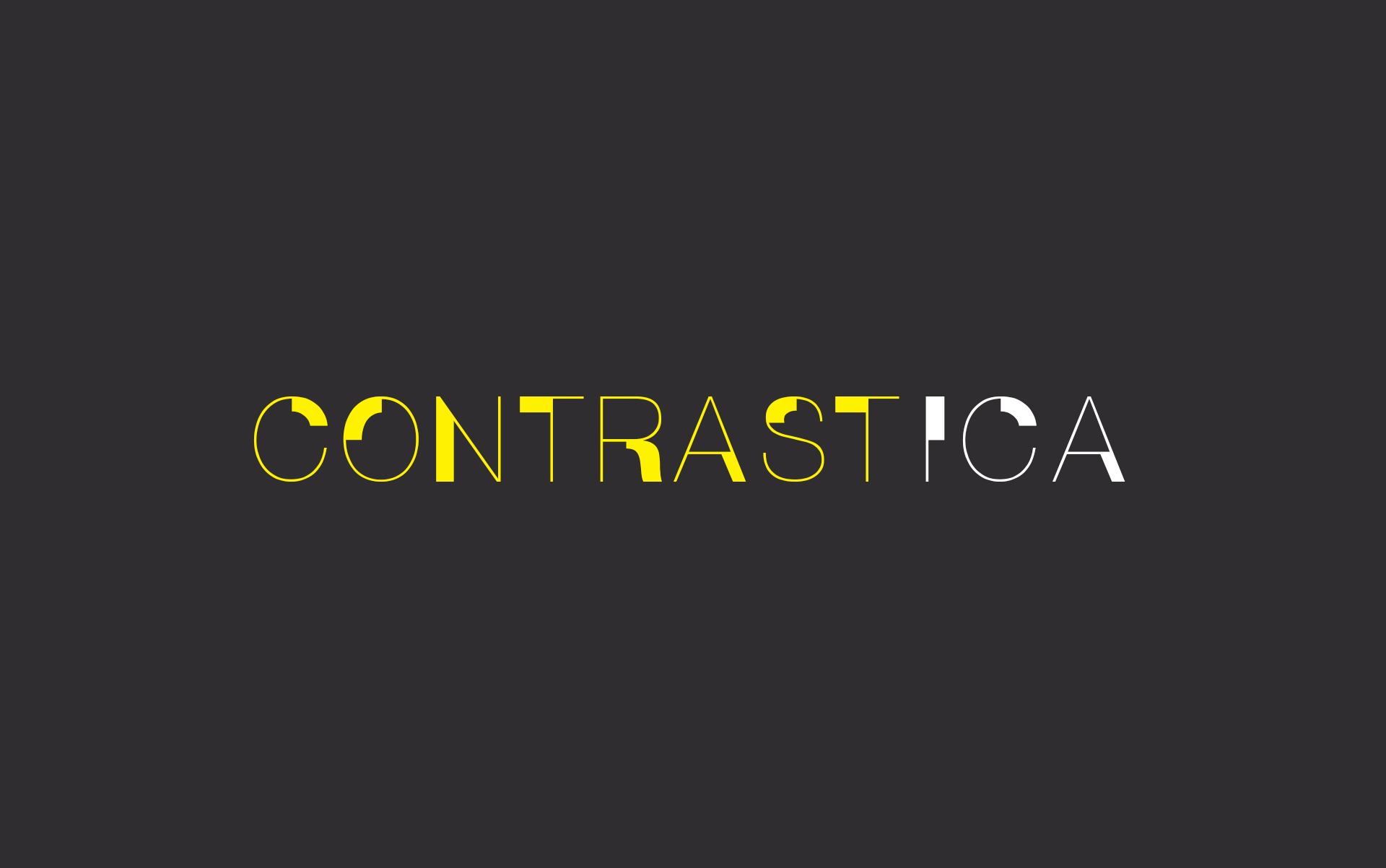 폰트 Contrastica