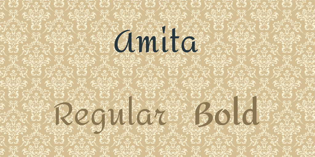 폰트 Amita