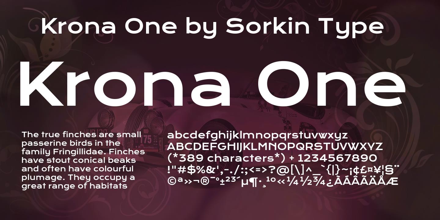 폰트 Krona One