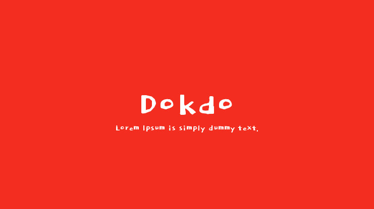 폰트 Dokdo