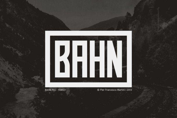 폰트 Bahn Pro