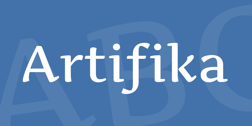폰트 Artifika