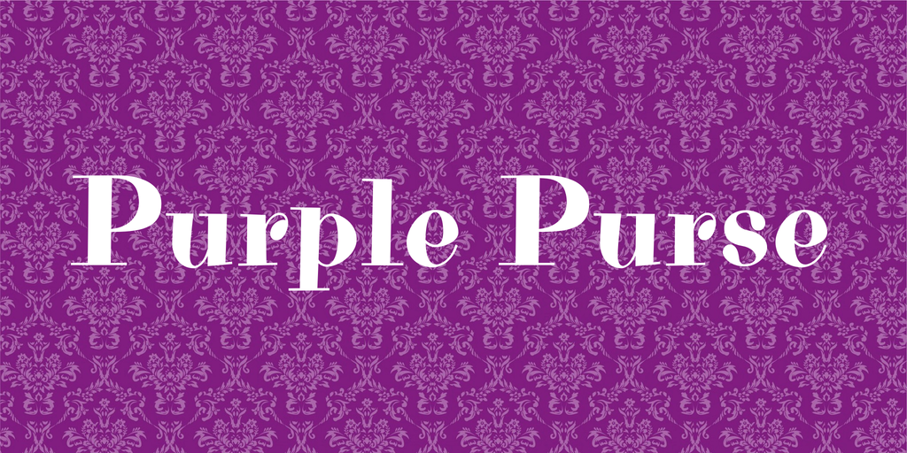 폰트 Purple Purse