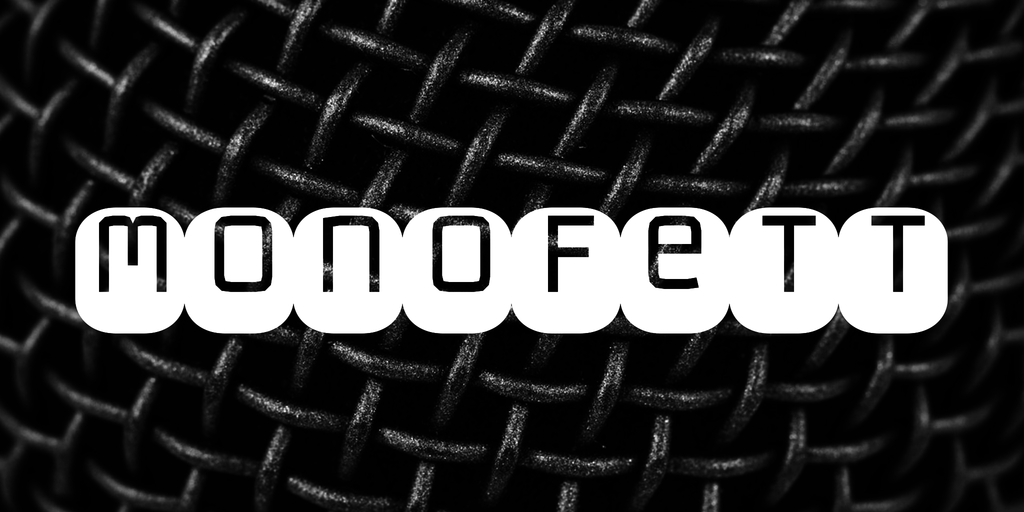 폰트 Monofett
