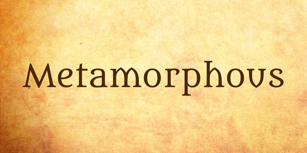 폰트 Metamorphous