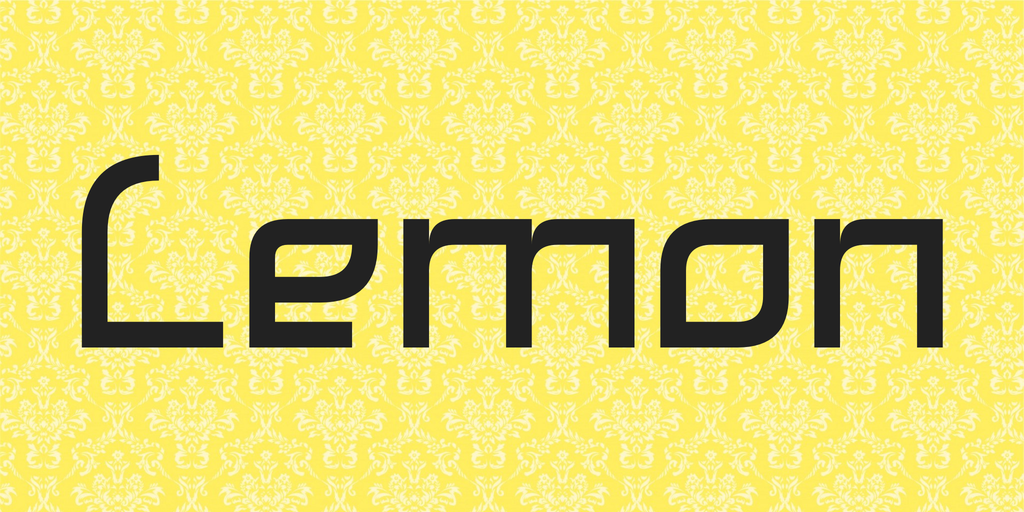 폰트 Lemon