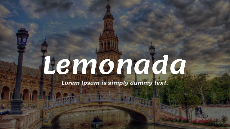 폰트 Lemonada