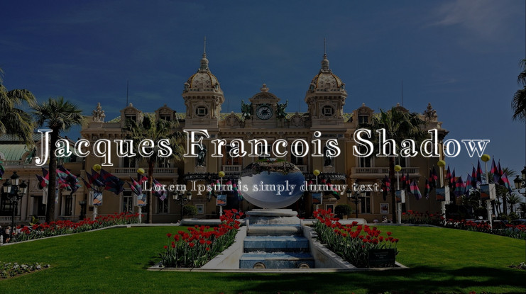 폰트 Jacques Francois Shadow