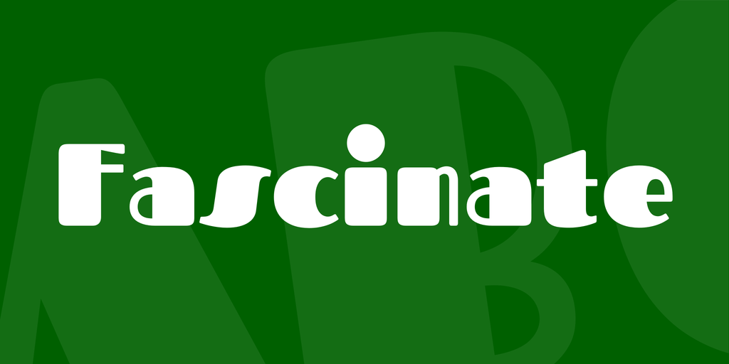 폰트 Fascinate