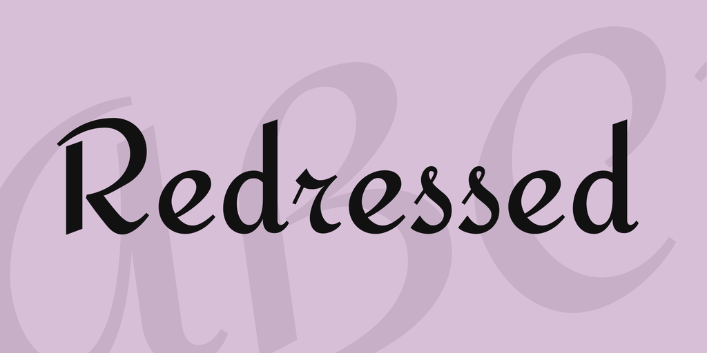 폰트 Redressed