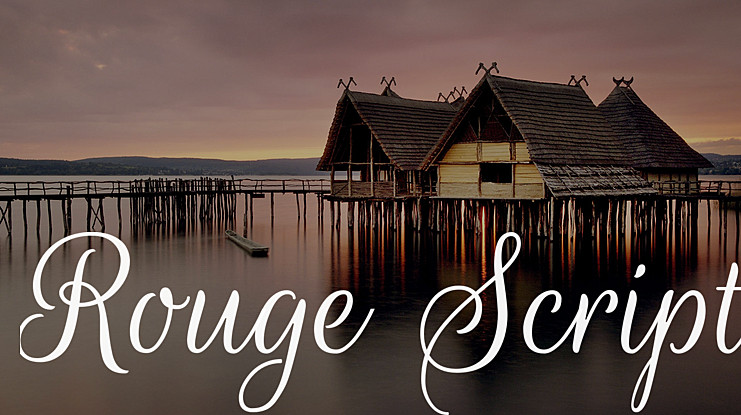 폰트 Rouge Script