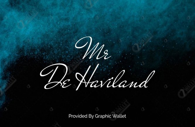 폰트 Mr De Haviland