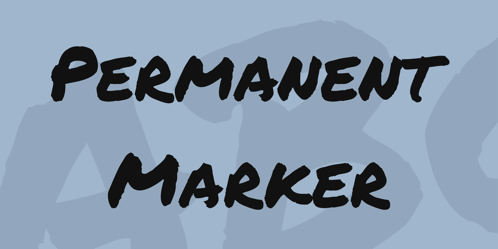 폰트 Permanent Marker