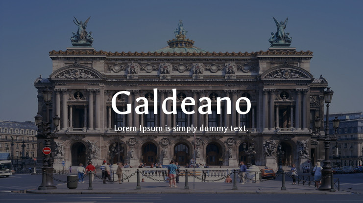 폰트 Galdeano