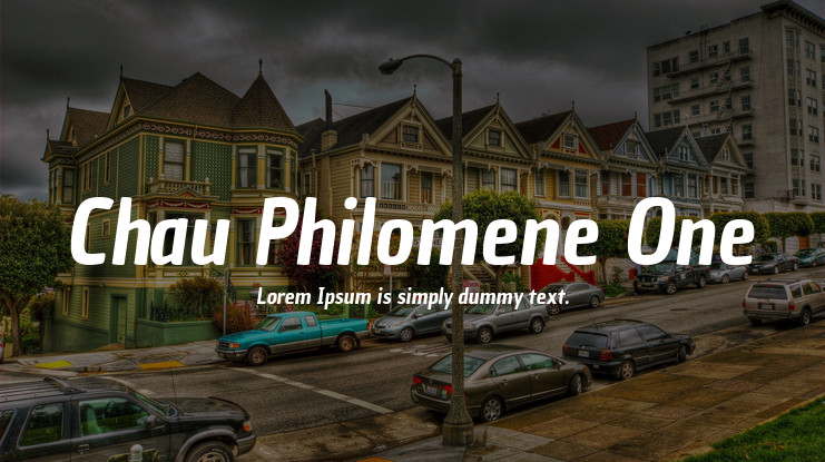 폰트 Chau Philomene One