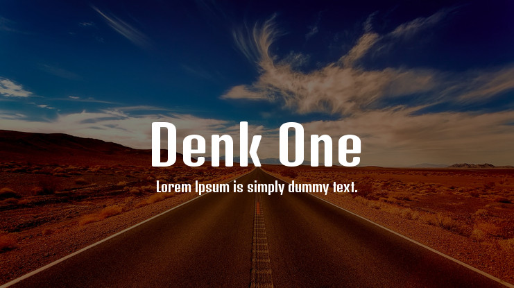 폰트 Denk One