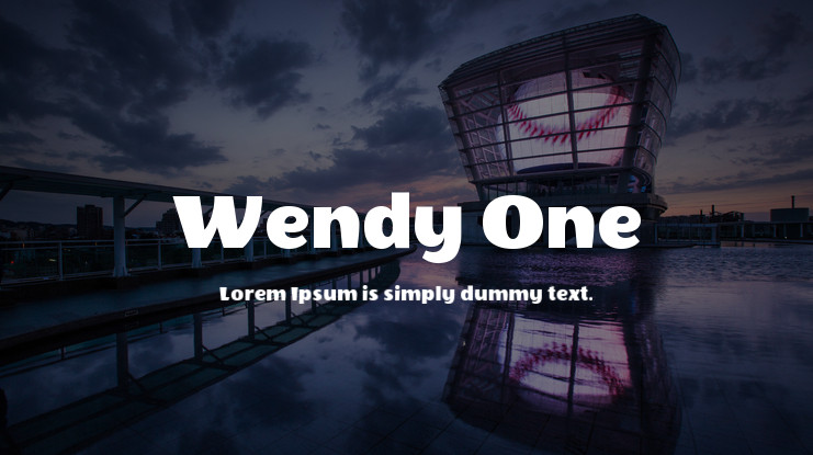 폰트 Wendy One
