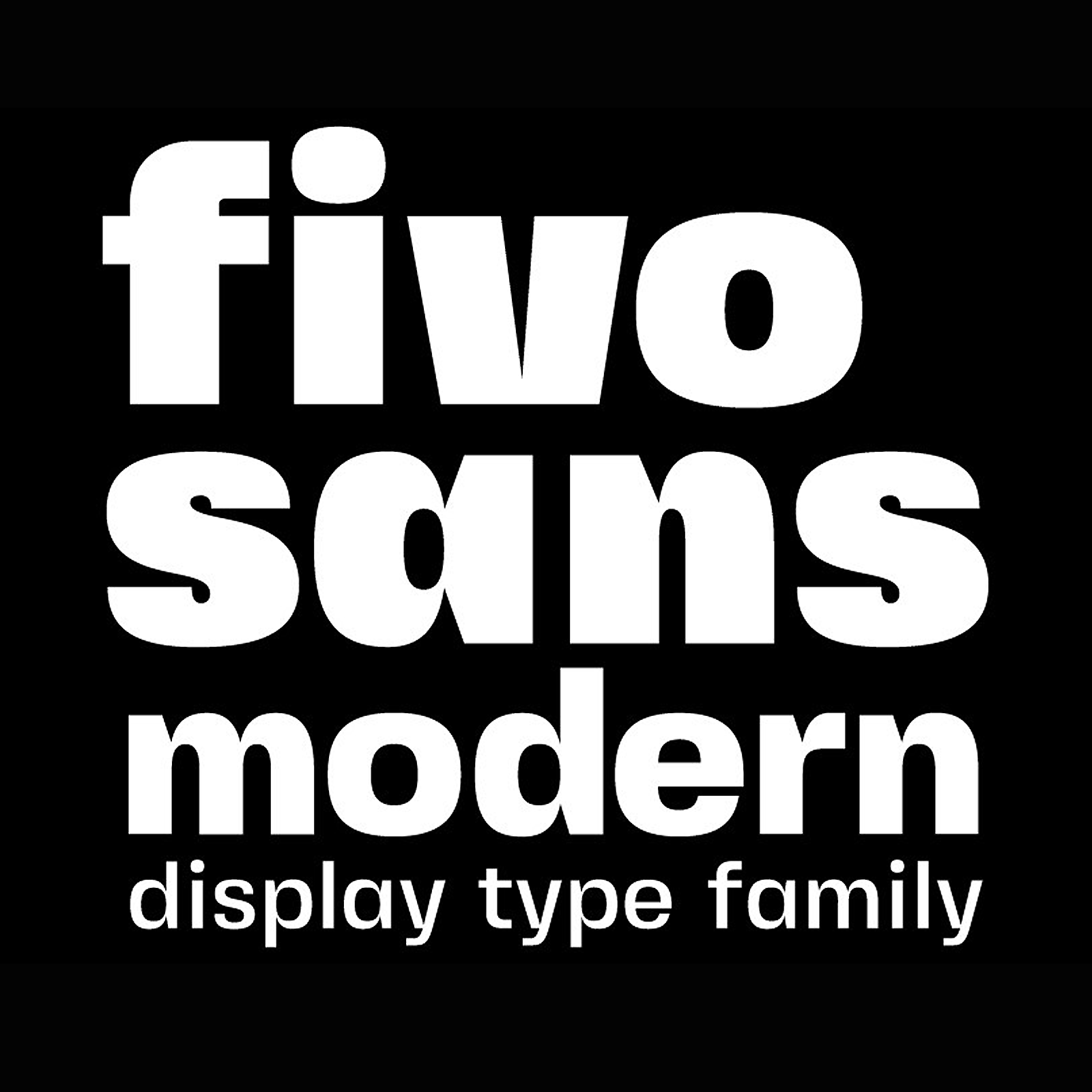 폰트 Fivo Sans Modern