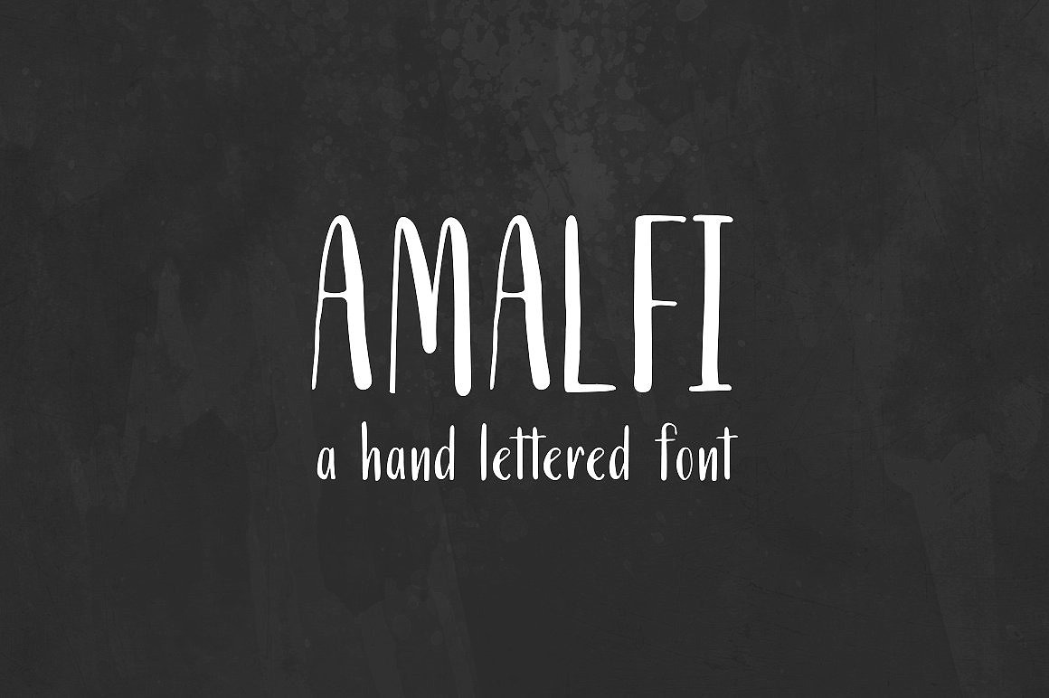 폰트 Amalfi