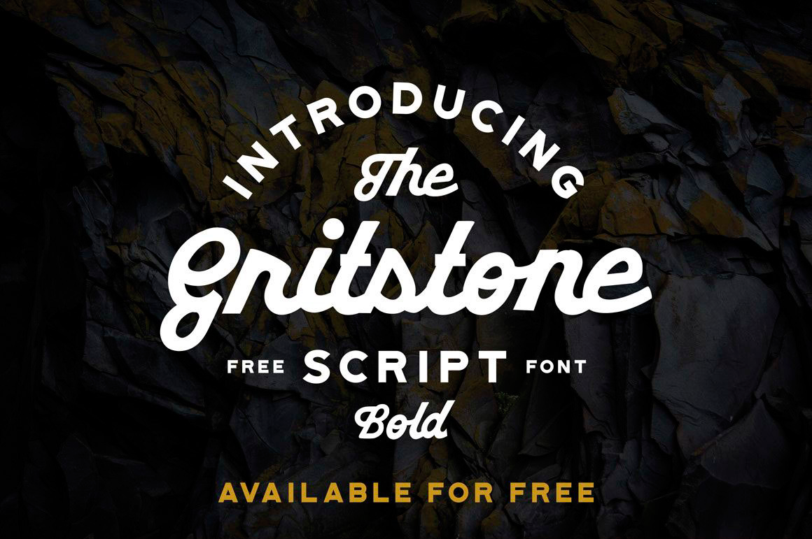폰트 Gritstone Script