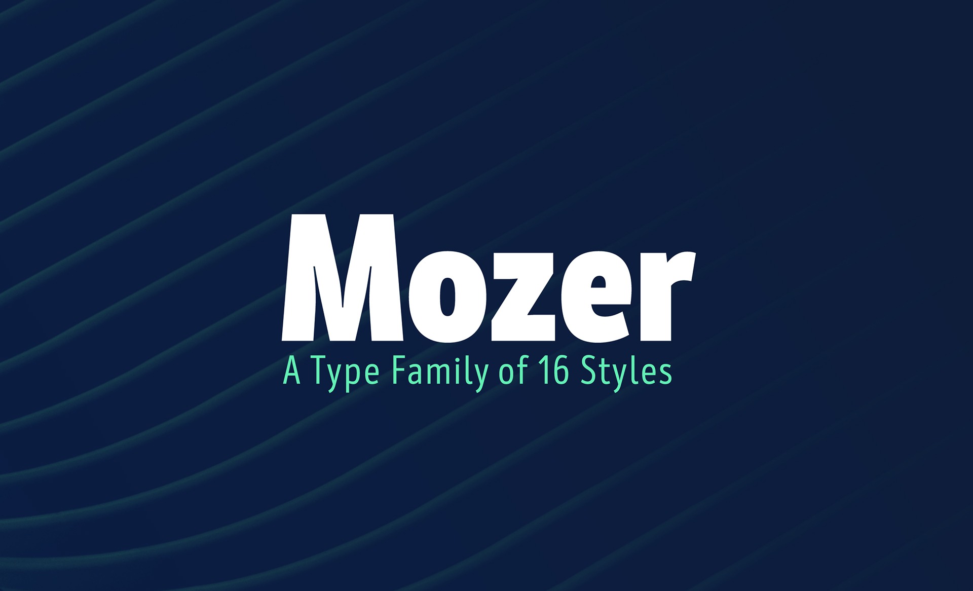 폰트 Mozer