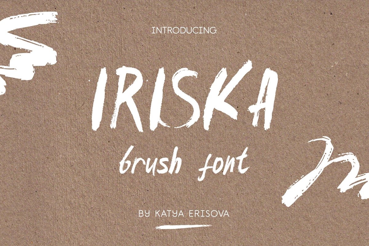 폰트 Iriska Brush