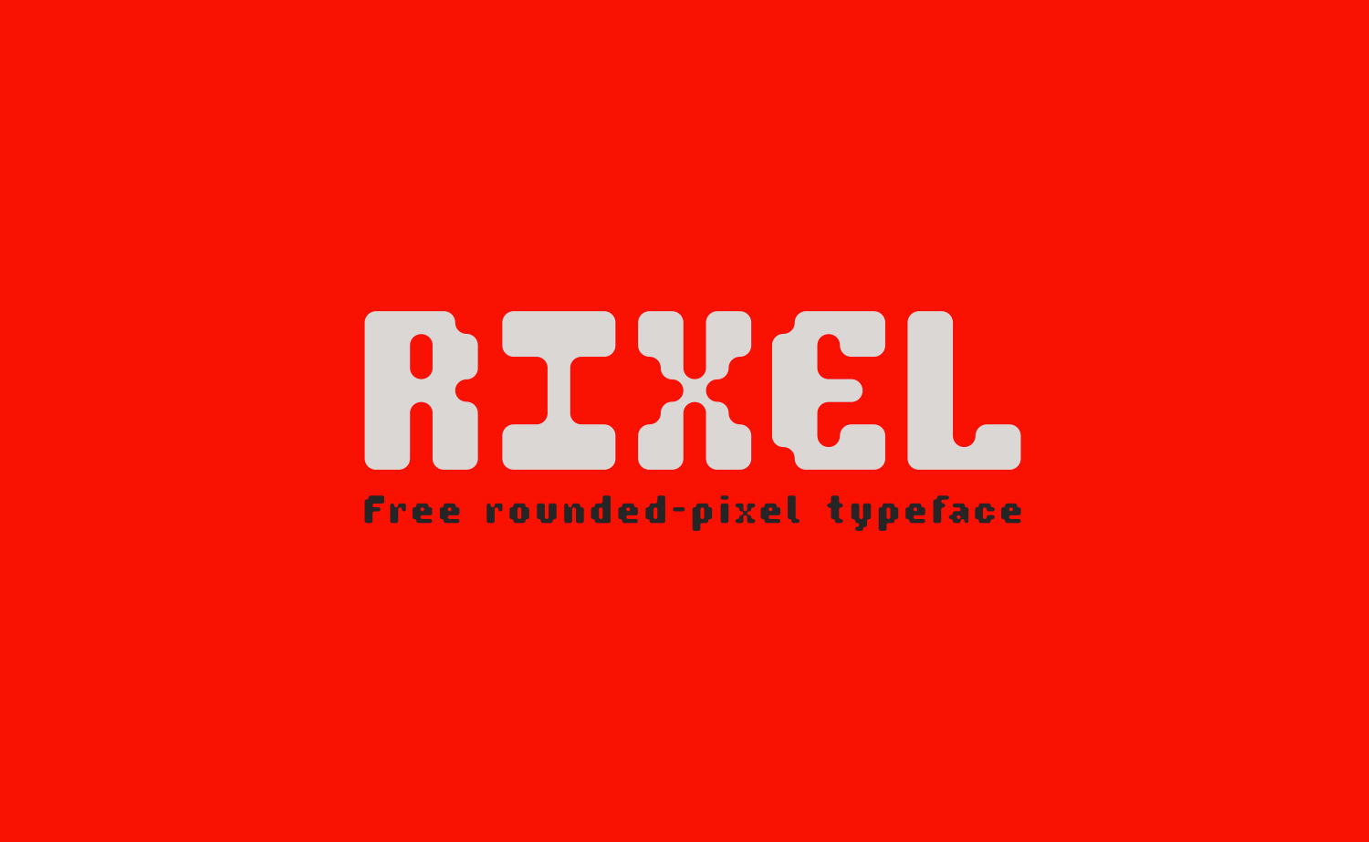 폰트 Rixel