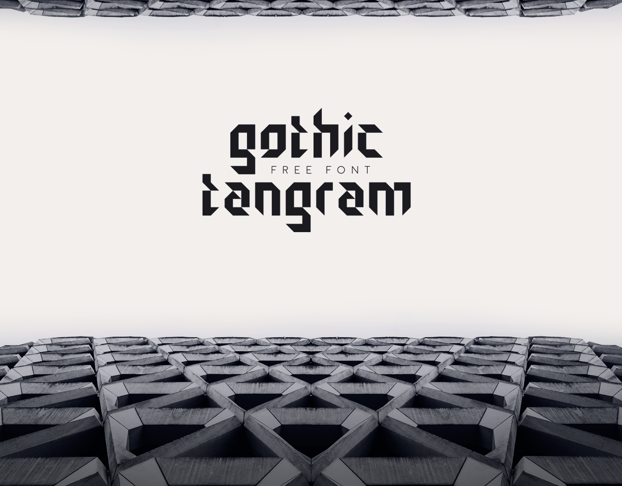 폰트 Gothic Tangram