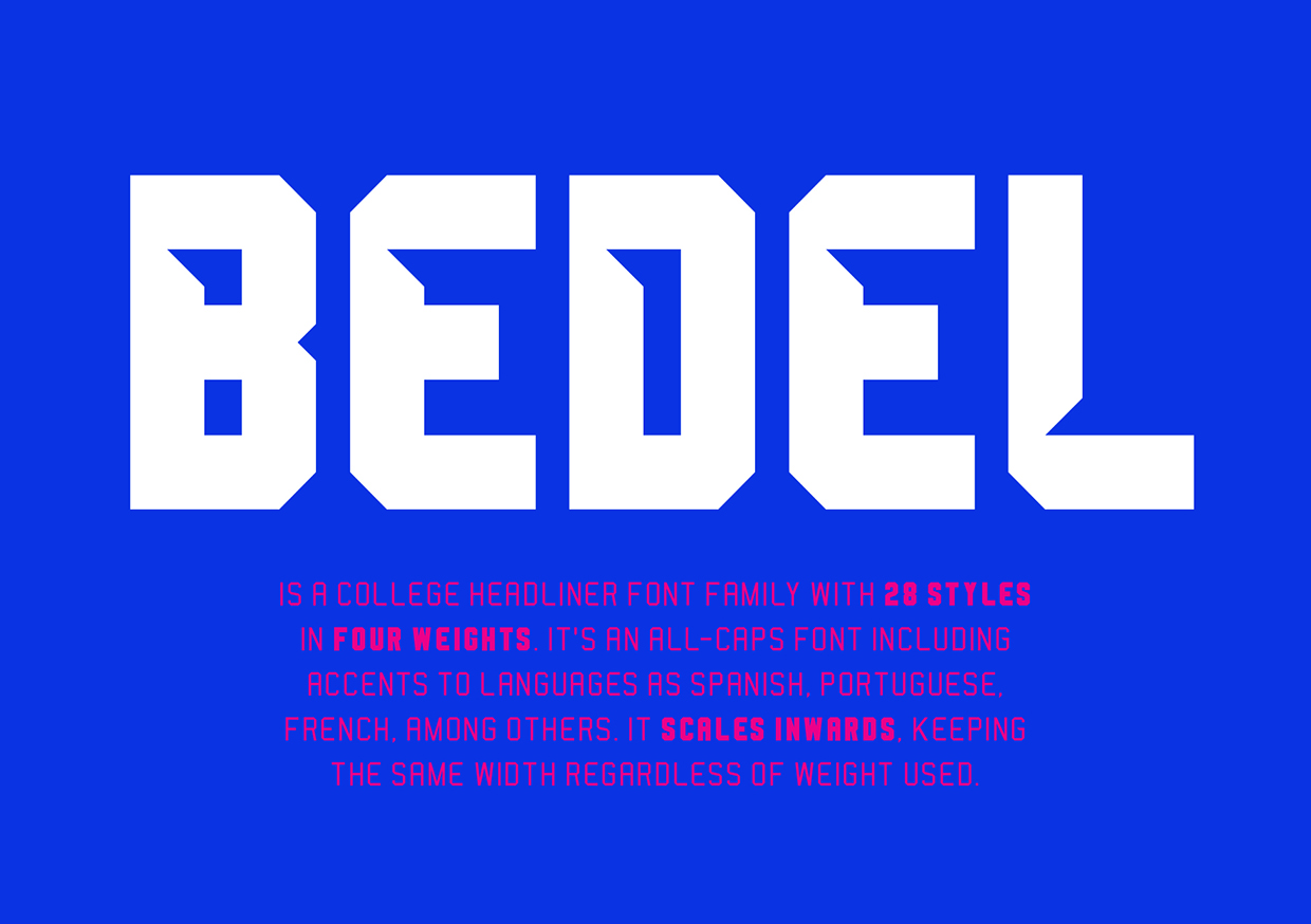 폰트 Bedel