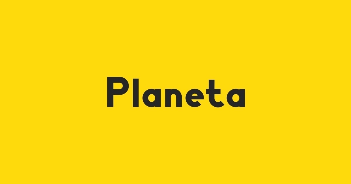 폰트 Planeta