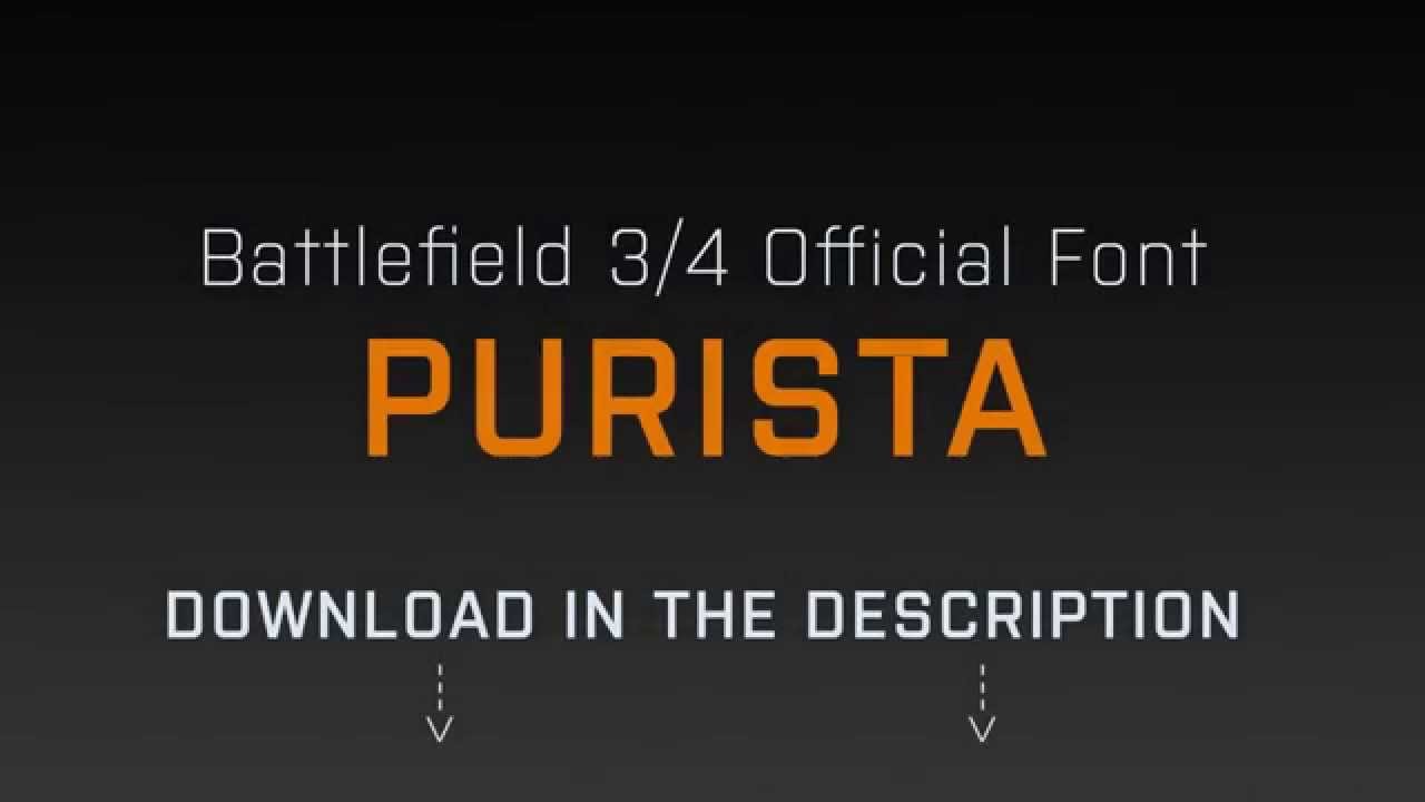 폰트 Purista