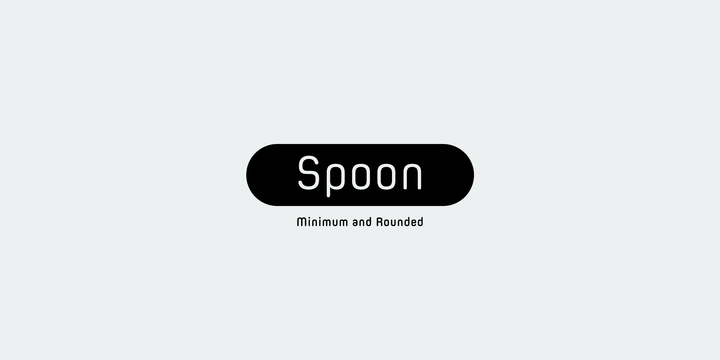 폰트 Spoon