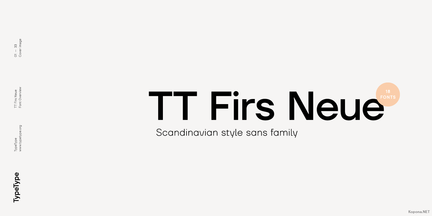 폰트 TT Firs Neue