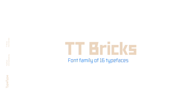 폰트 TT Bricks