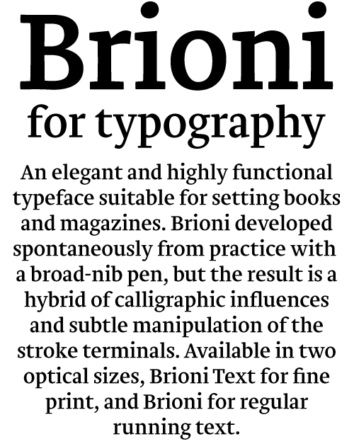 Brioni Text
