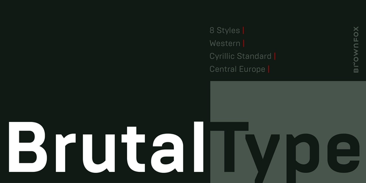폰트 Brutal Type
