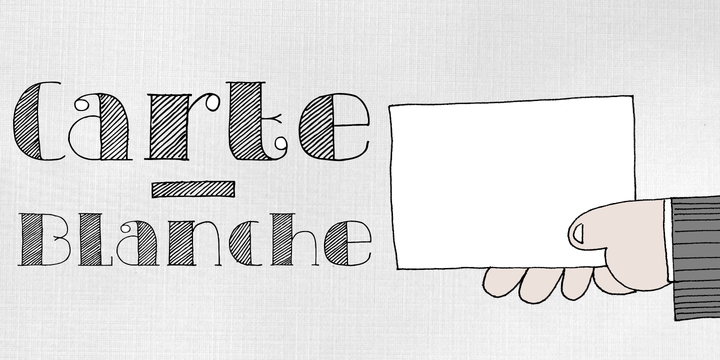 폰트 DK Carte Blanche