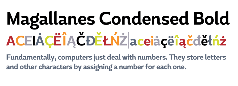 폰트 Magallanes Cond