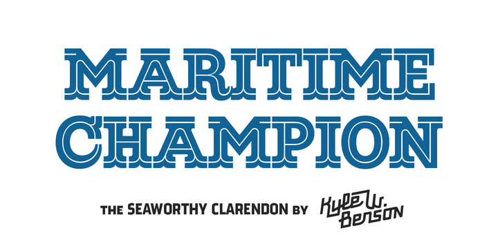 폰트 Maritime Champion