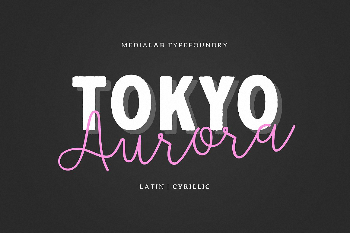 폰트 ML Tokyo Aurora