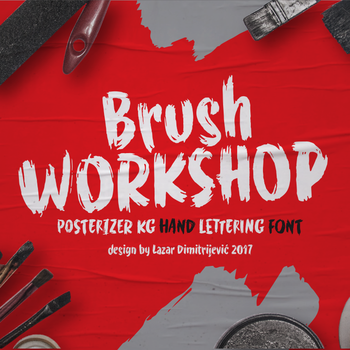 폰트 WORKSHOP Brush