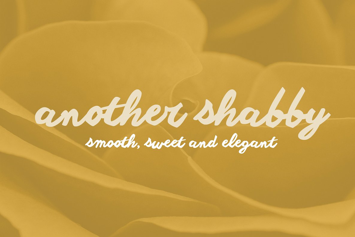 폰트 Another shabby