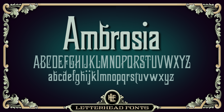 폰트 LHF Ambrosia
