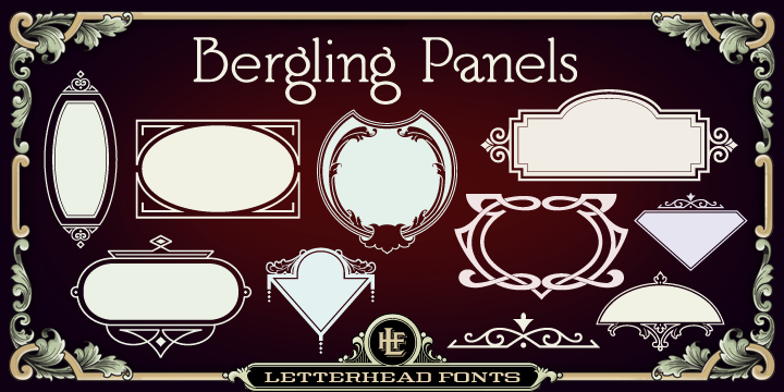 폰트 LHF Bergling Panels