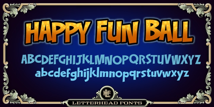 폰트 LHF Happy Fun Ball