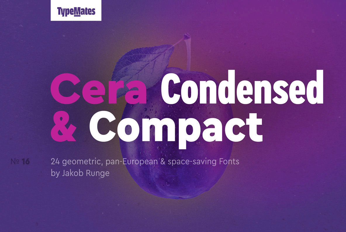 폰트 Cera Condensed Pro