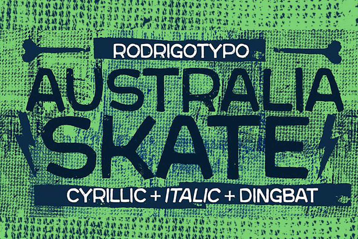 폰트 Australia Skate
