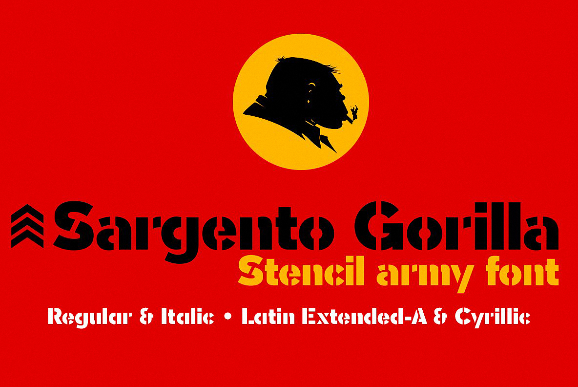 폰트 Sargento Gorila